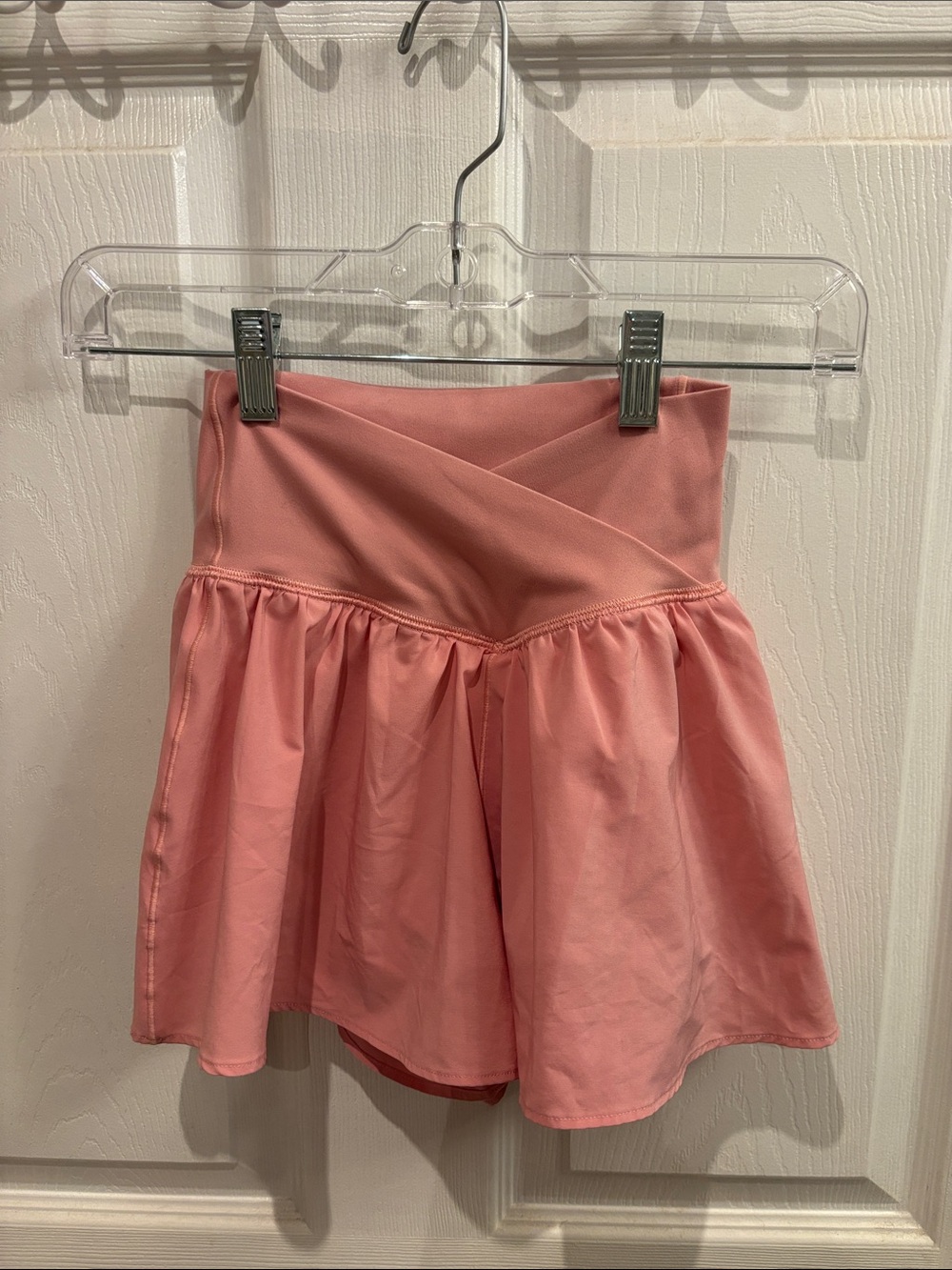 Offline by Aerie Pink crossover flowy shorts